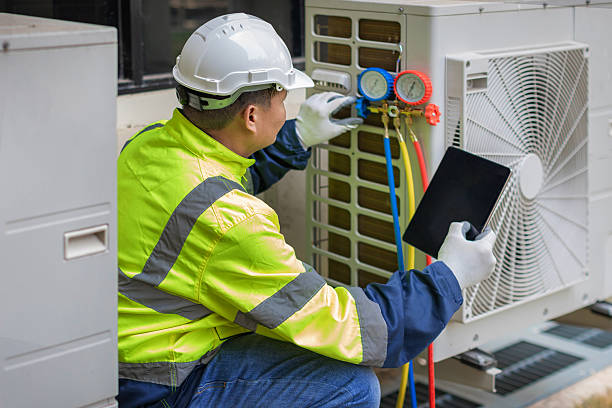 Professional Emergency Ac Repair technician working in Jamesville, NY